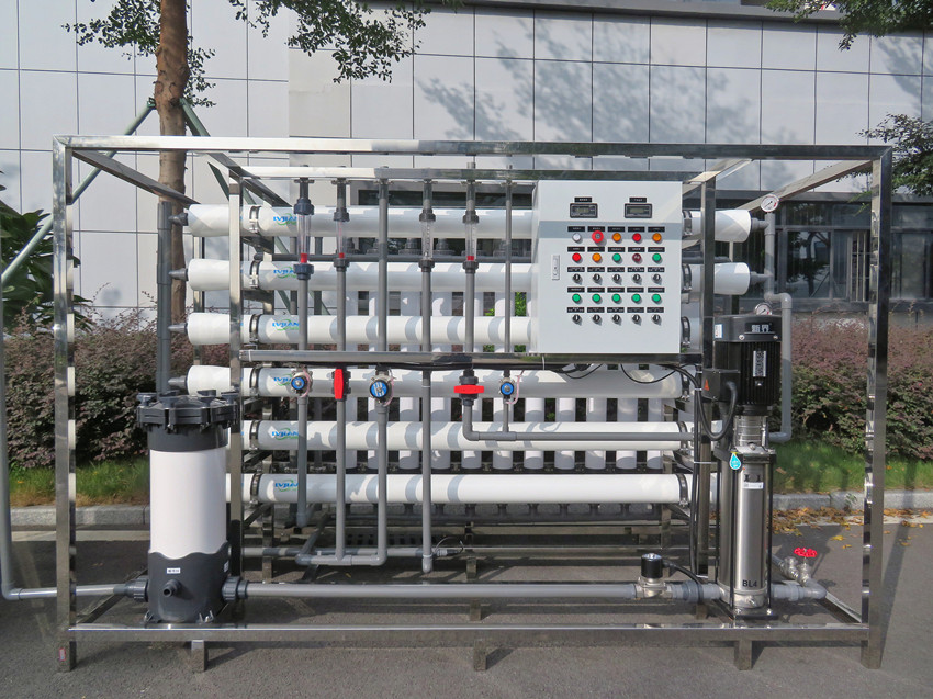 2噸超濾+反滲透廢水深度除鹽水設備_電鍍中水回用系統